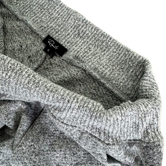 Rails Devon Star Print Jogger Sweatpants in Melange Gray, Size SMALL - Picture 3 of 5